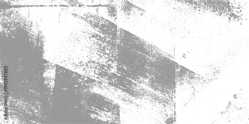 Grungy distressed gray and white textured background with abstract brush strokes and speckles grunge