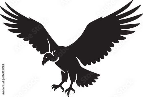 kite flying on the sky vector silhouette 