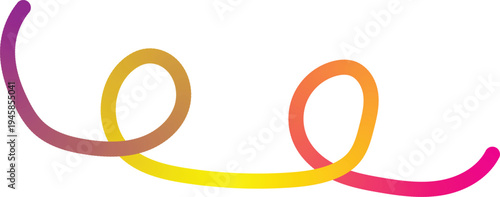 Vibrant interconnected loops in gradient colors