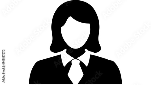 Lawyer profile avatar vector, legal professional icon