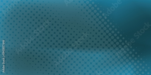 Blue gradient background with a dotted texture. The background features a blue hue with geometric shapes on a blue dotted background.