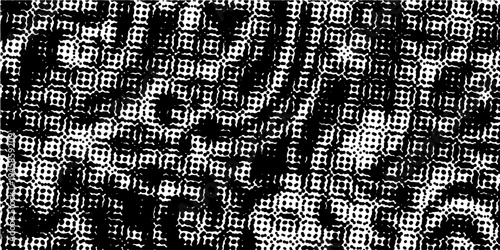 Set of halftone dots gradient pattern texture isolated on white background. Straight dotted spots using halftone circle dot raster texture. Vector blot half tone collection.