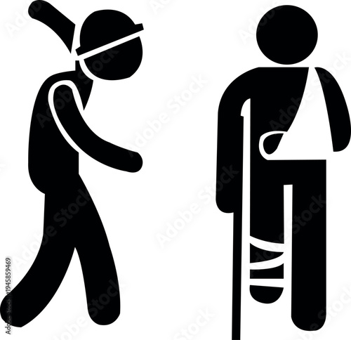 vector illustration of a man and woman