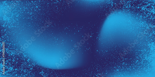blue gradient background with cyan particle noise, glowing digital dust effect, abstract technology texture.
