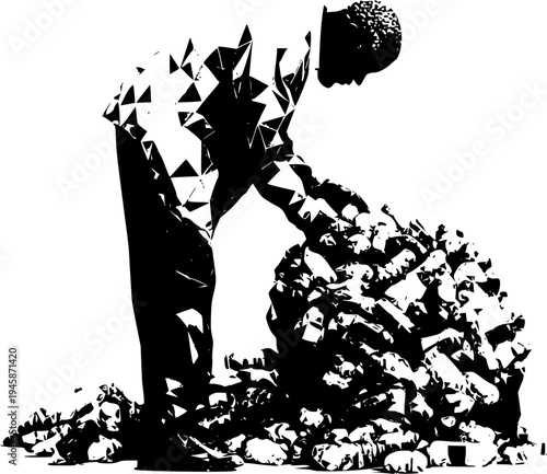 Waste Collector's Dilemma: A Journey through the Plastic Jungle