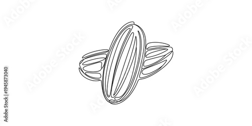 Continuous line drawing of a large statement ring featuring an elongated oval gemstone setting Vector, illustration