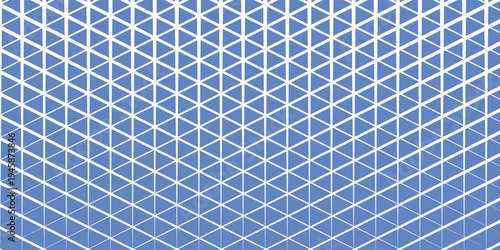 Triangles Halftone Pattern Vector Abstract Geometric Technology Background. Triangular Half Tone Texture