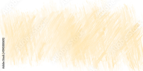 Light yellow abstract vector texture background with soft watercolor brush strokes and horizontal cream paint wash for aesthetic designs and elegant backdrops