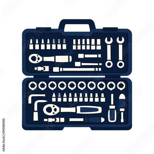 Comprehensive Tool Set in a Case for DIY Projects