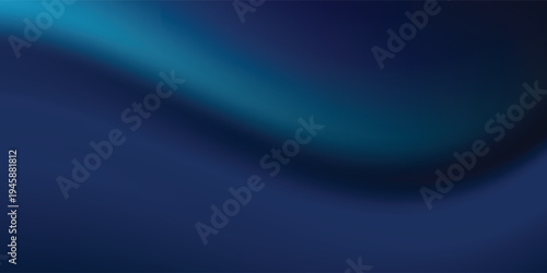 Abstract blue and black gradient background with soft glowing light effects vector eps10