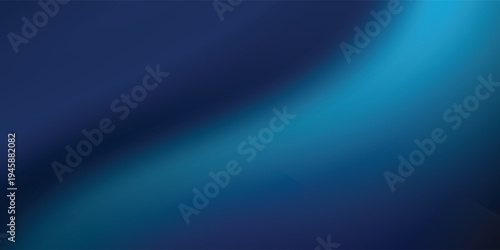 Abstract blue and black gradient background with soft glowing light effects vector eps10