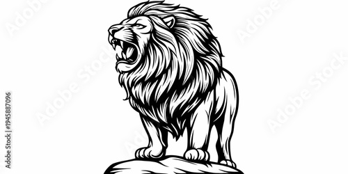 Stegosaurus Dinosaur Illustration - Prehistoric Herbivore Animal Jurassic Creature Sketch Art