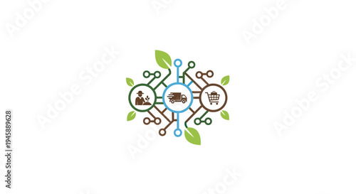 Eco friendly sustainable living concept.