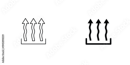 Heat icon graphic design vector symbols. Best for Graphics