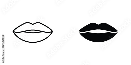 Lips icon graphic design vector symbols. Best for Graphics