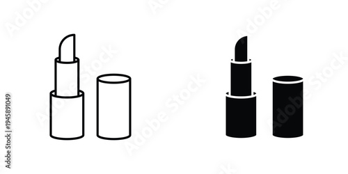 Lipstick icon graphic design vector symbols. Best for Graphics