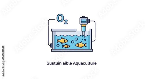 Fish in a Sustainable Aquaculture Tank.