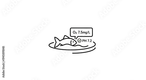 Fish in a bowl with oxygen.