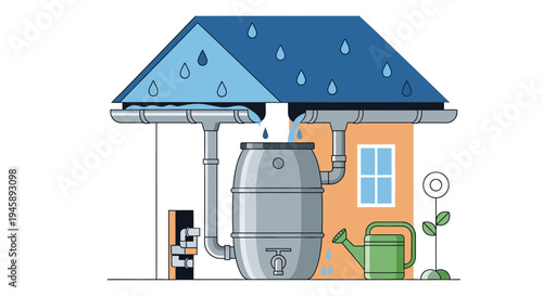 Sustainable transportation and green energy illustration urban environment