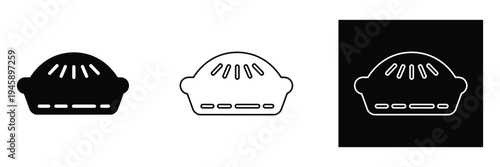 Three different colored icons of a classic car stereo with speaker grills