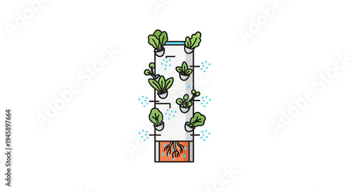 Green plants in a planter box.