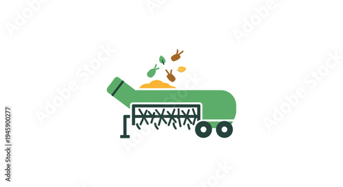 Green Seeder Sowing Seeds Evenly.