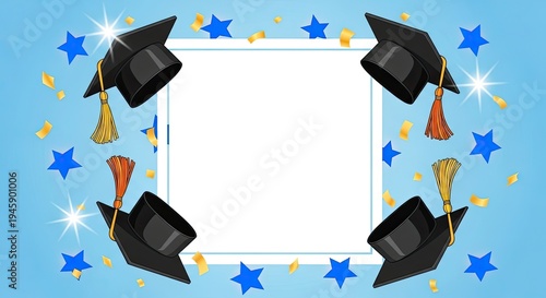 Levour day graduation celebration with cap and gown
