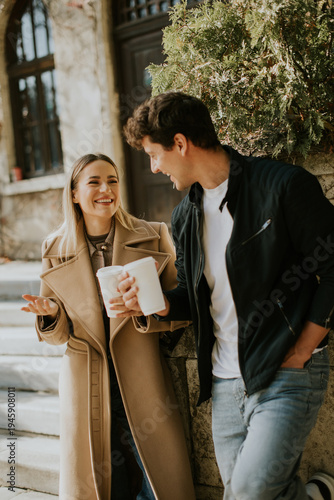 Two people share a conversa...