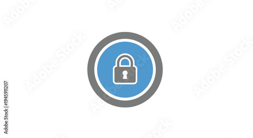 Padlock Icon Security Symbol Locked.