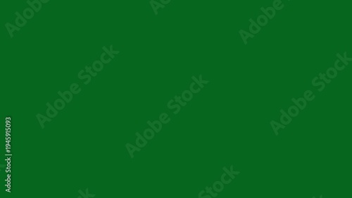 Lightning thunder over a green background. thunderbolt lightning animated, glowing flash FX energy burst loop, white strike of electric thunderstorm overlay on chroma key. 4k