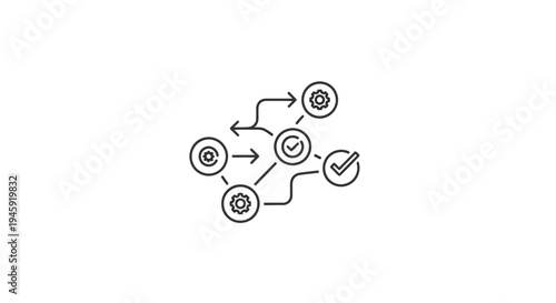 Simple flowchart with connected circles.