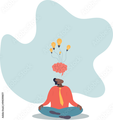 Brain power, idea or creativity to help success, intelligence knowledge or wisdom, innovation or imagination for thinking to develop idea.human life and situation.