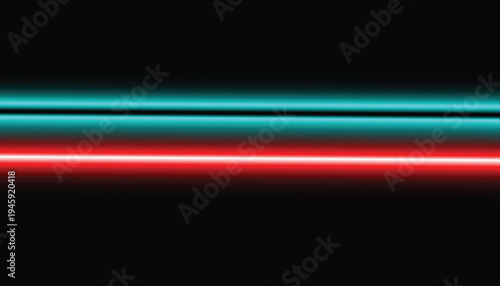 Neon light lines abstract glowing tubes dark background technology science futuristic communication energy