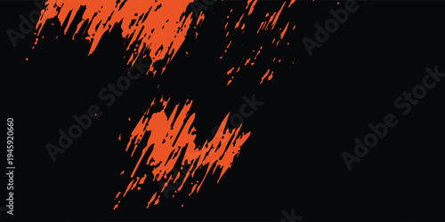 Orange brush background for banner, wallpaper, sales banner and poster. vector grunge illustration eps10