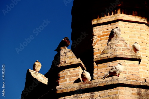 Villa Carmen's dovecote, a 20th-century construction, inspired by the Torre del Oro in Seville