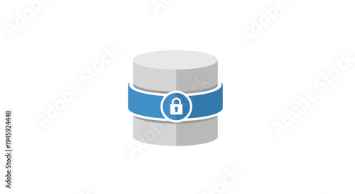 Secure data storage cylinder device.