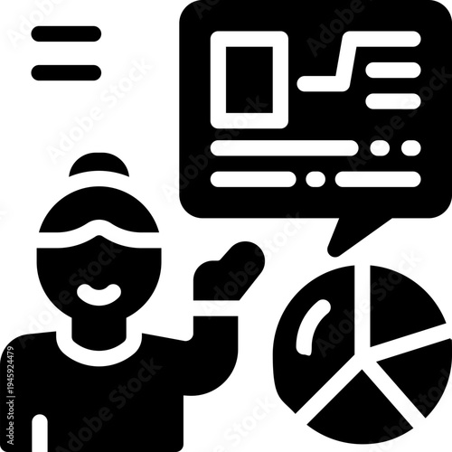 Explained glyph icon. Strong and solid vector icon for websites, mobile interfaces, presentations, and visual branding. High quality and easy to edit.