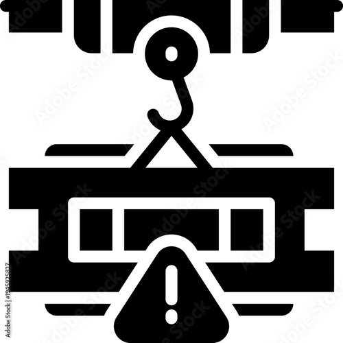 overhead glyph icon. Strong and solid vector icon for websites, mobile interfaces, presentations, and visual branding. High quality and easy to edit.