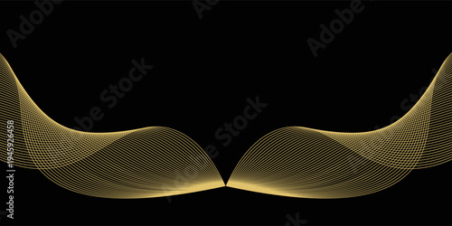 Black and Gold Premium Background. Creative Flyer Premium Luxury Template. Cool Anniversary Card. Grand Celebration Banner for Wedding and Engagement. Premium Thank You Design.