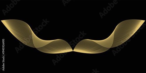 Black and Gold Premium Background. Creative Flyer Premium Luxury Template. Cool Anniversary Card. Grand Celebration Banner for Wedding and Engagement. Premium Thank You Design.