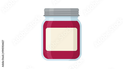 Illustration of a jar of jam.