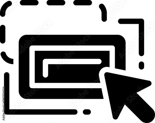 drag glyph icon. Strong and solid vector icon for websites, mobile interfaces, presentations, and visual branding. High quality and easy to edit.