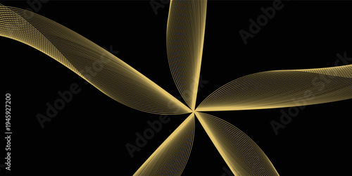 Black and Gold Premium Background. Creative Flyer Premium Luxury Template. Cool Anniversary Card. Grand Celebration Banner for Wedding and Engagement. Premium Thank You Design.