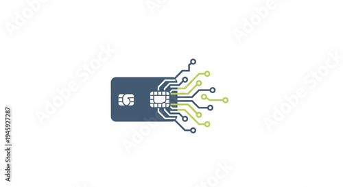 Smart Card with Microchip Technology.