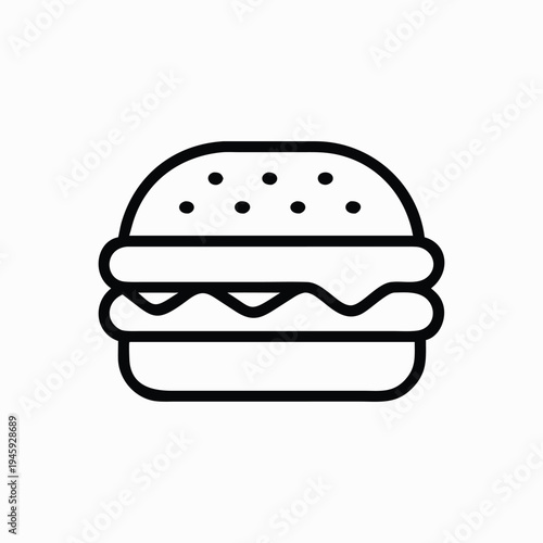 burger shop attractive logo