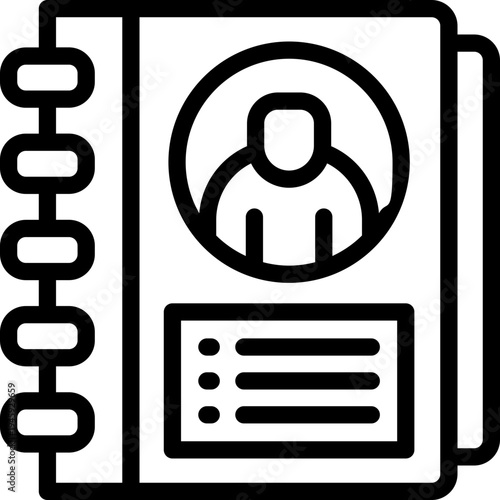 note line icon. Clean and minimalist vector icon for websites, mobile apps, presentations, and logos. Fully scalable and customizable for any project.