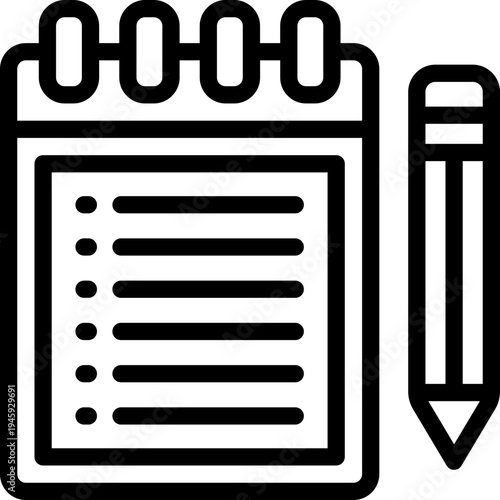 list line icon. Clean and minimalist vector icon for websites, mobile apps, presentations, and logos. Fully scalable and customizable for any project.