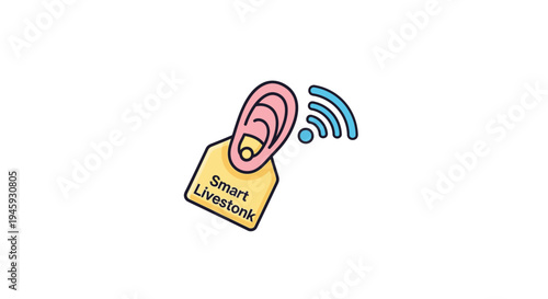 Smart Lifestyle Wireless Ear Tag Device.