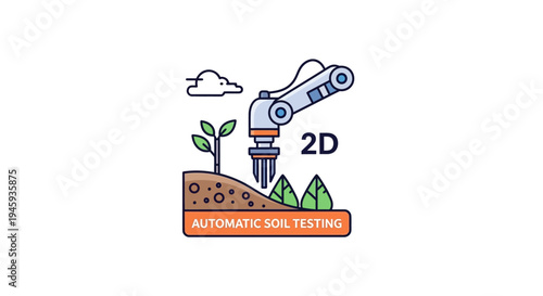 Soil testing robotic arm machine.