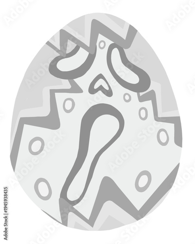 Huevo de Pascua fantasmal.